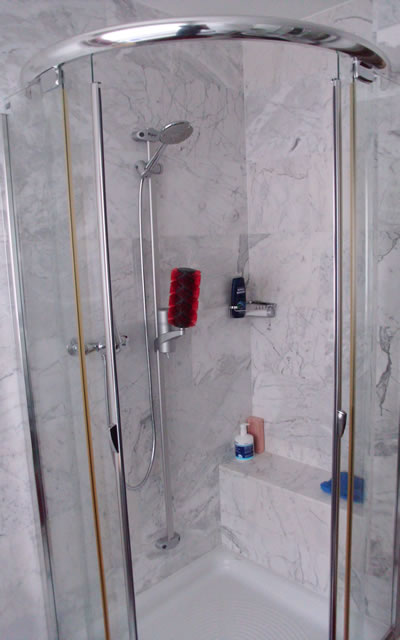 relaxing shower system